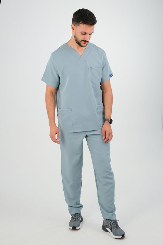 Tenue médicale pour Homme - Bleu aqua - Collection Emir
