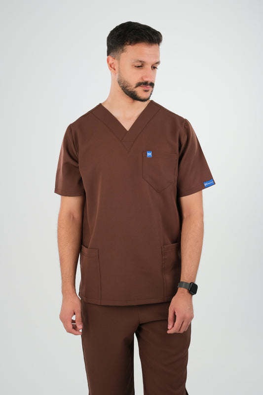 Tenue médicale pour Homme - Coffee - Collection Emir