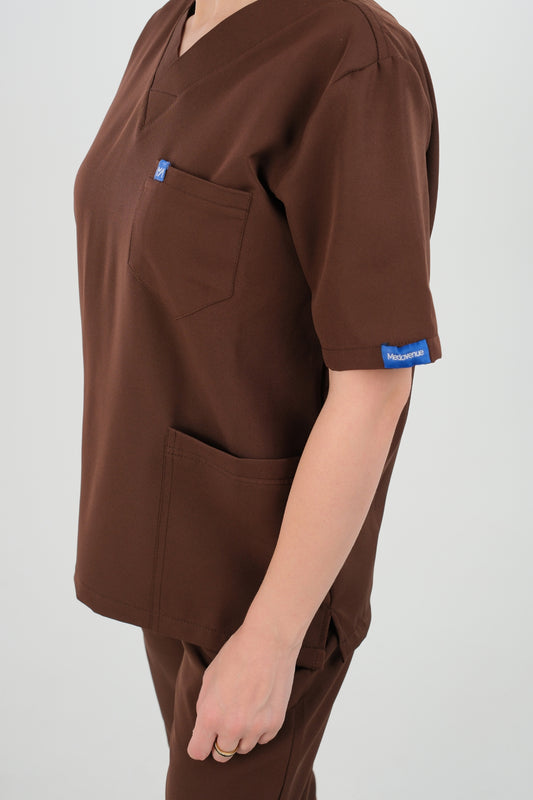Tenue médicale pour Femme - Coffee - Collection Lina