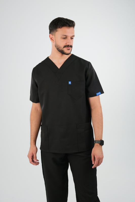 Tenue médicale pour Homme - Noir - Collection Emir
