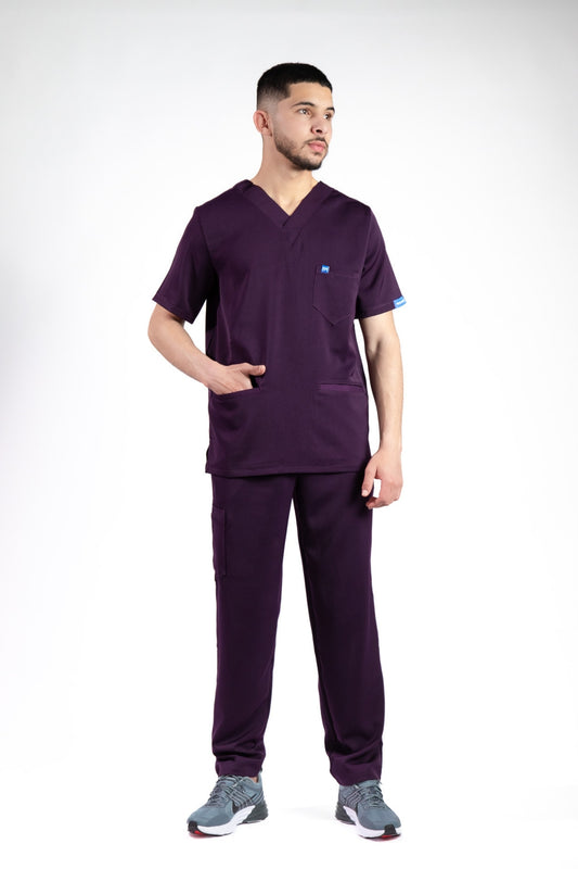 Tenue médicale pour Homme - Mauve - Collection Atlas