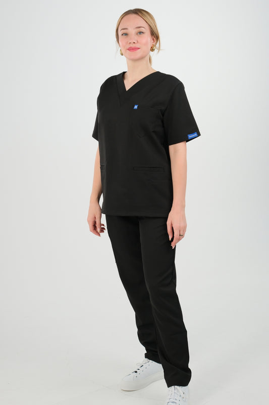 Tenue médicale pour Femme - Noir - Collection Serena