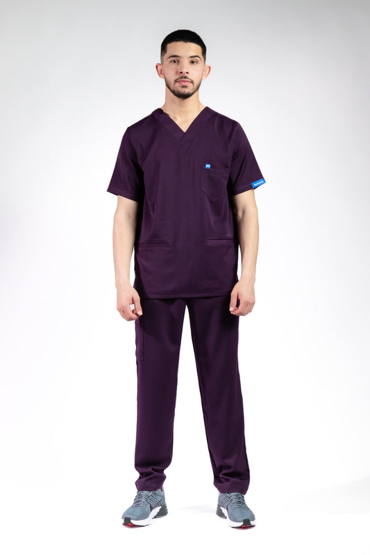 Tenue médicale pour Homme - Mauve - Collection Atlas