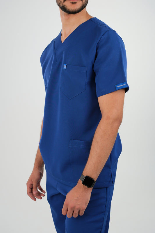 Tenue médicale pour Homme - Bleu roi - Collection Emir