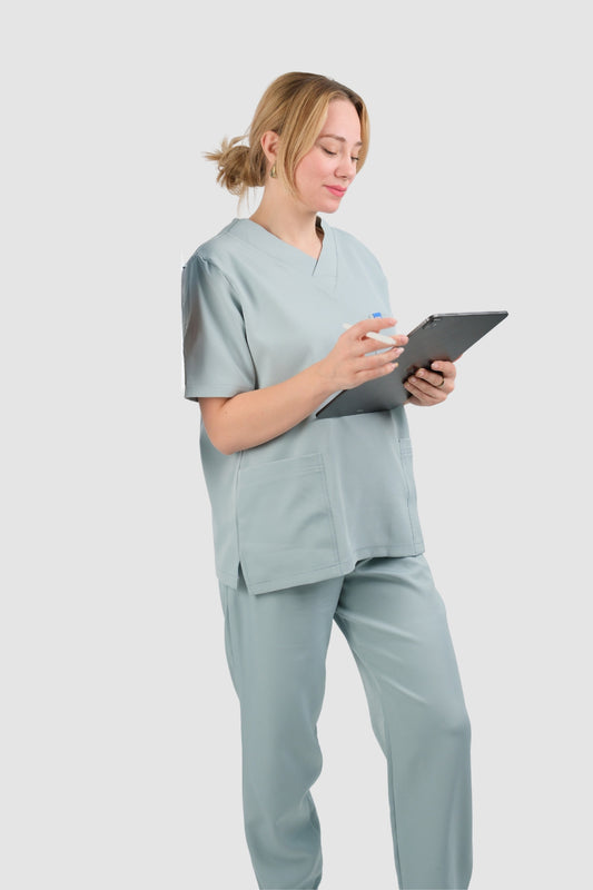 Tenue médicale pour Femme - Bleu aqua - Collection Lina