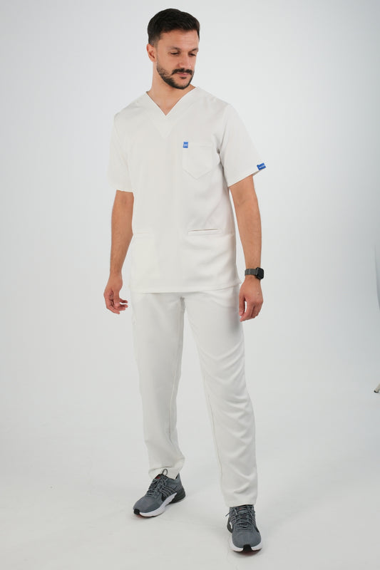 Tenue médicale pour Homme - Blanc - Collection Safir