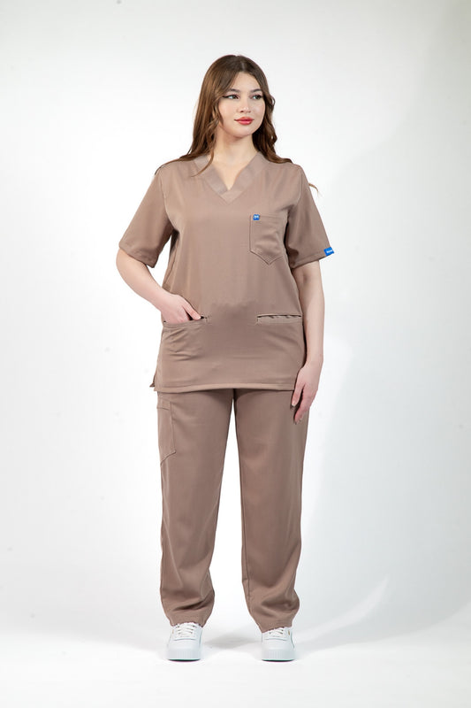 Tenue médicale pour Femme - Rose Beige - Collection Cirta