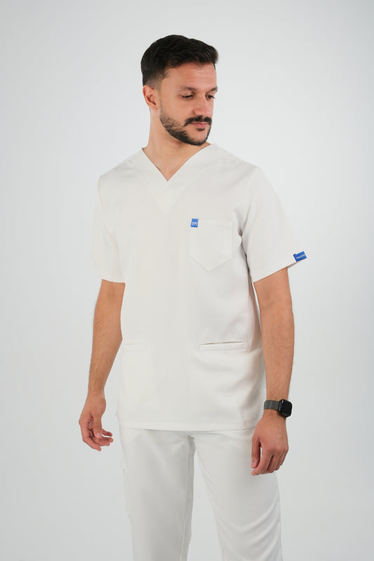 Tenue médicale pour Homme - Blanc - Collection Safir