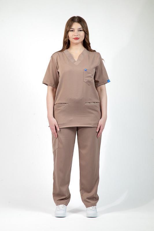 Tenue médicale pour Femme - Rose Beige - Collection Cirta