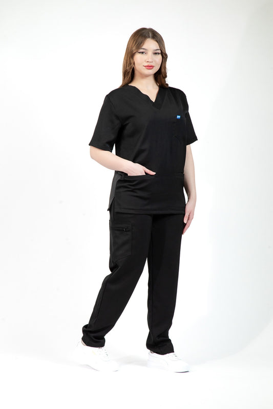 Tenue médicale pour Femme - Noir - Collection Cirta
