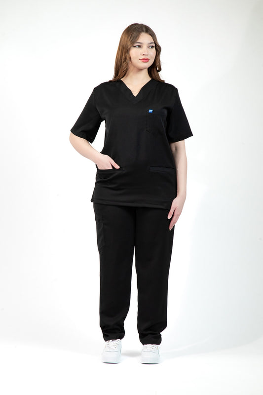 Tenue médicale pour Femme - Noir - Collection Cirta