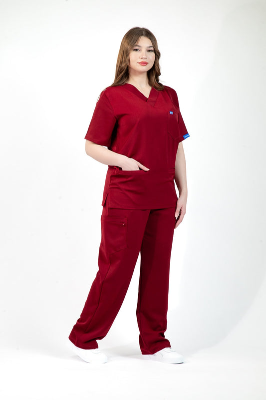 Tenue médicale pour Femme - Bordeaux - Collection Cirta