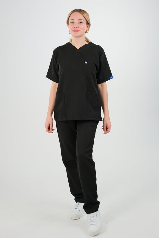 Tenue médicale pour Femme - Noir - Collection Lina