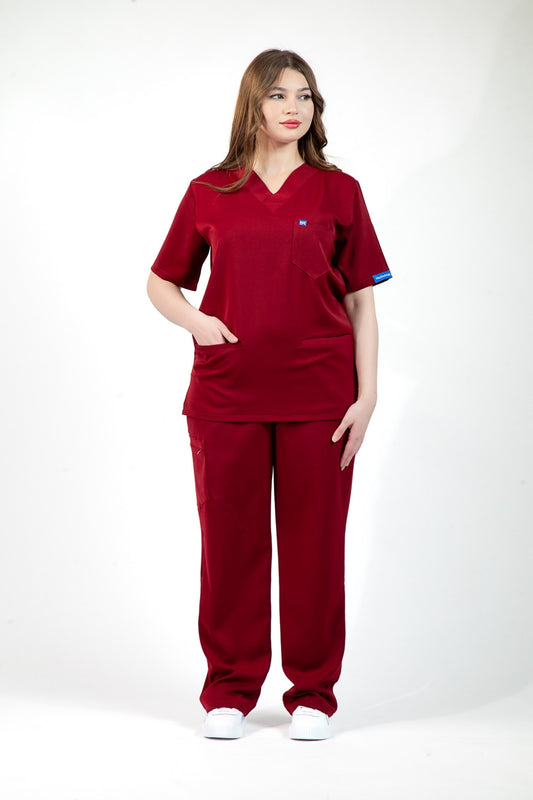 Tenue médicale pour Femme - Bordeaux - Collection Cirta