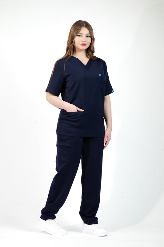 Tenue médicale pour Femme - Bleu marine - Collection Cirta