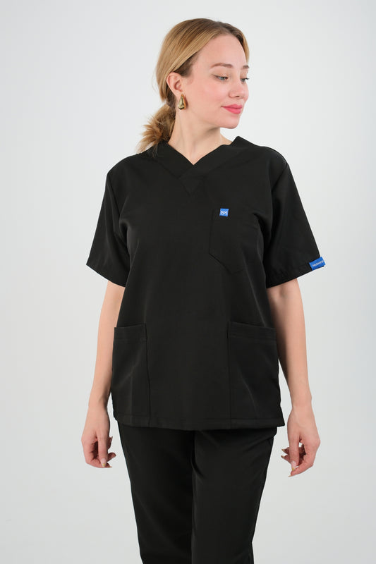 Tenue médicale pour Femme - Noir - Collection Lina