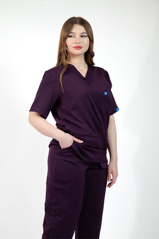Tenue médicale pour Femme - Mauve - Collection Cirta