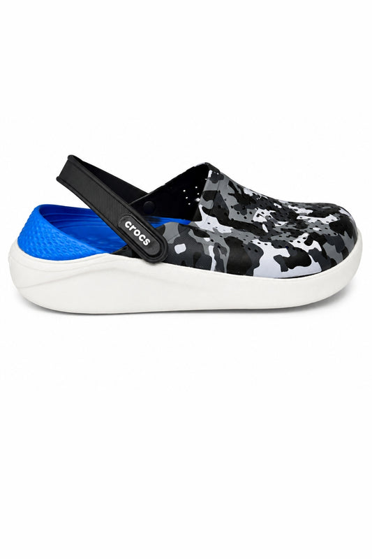 Crocs Lite Ride classique Bleu et Noir camouflage - Homme