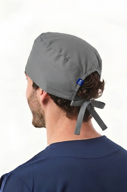 Calot médical – Gris clair - Cheveux courts