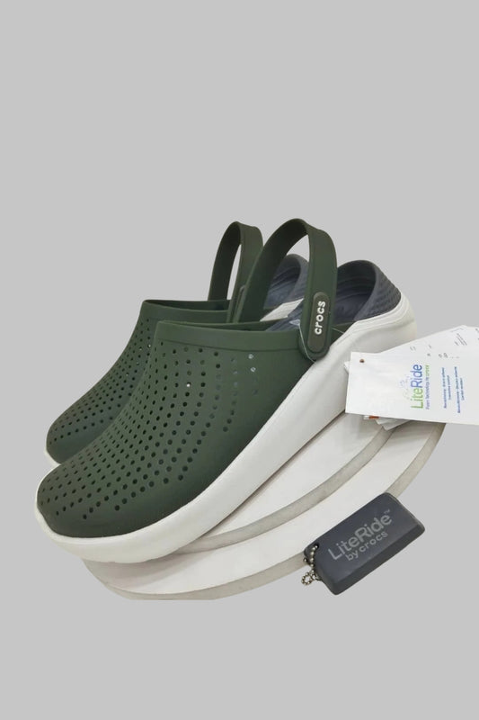 Crocs Lite Ride classique Vert olive - Homme