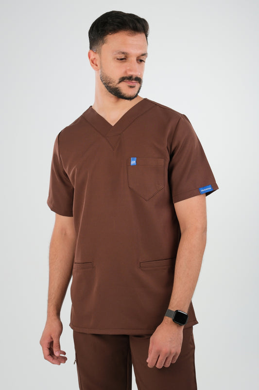 Tenue médicale pour Homme - Coffee - Collection Safir