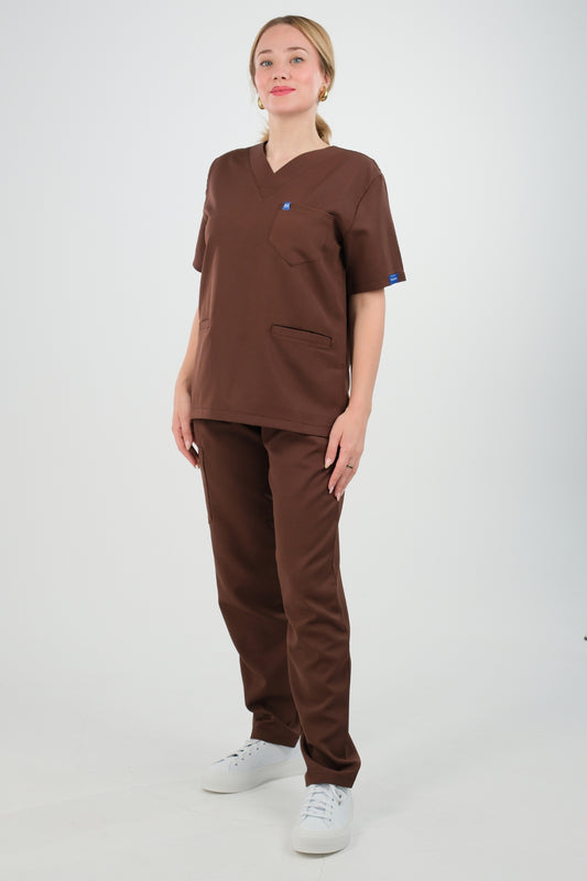 Tenue médicale pour Femme - Coffee - Collection Serena