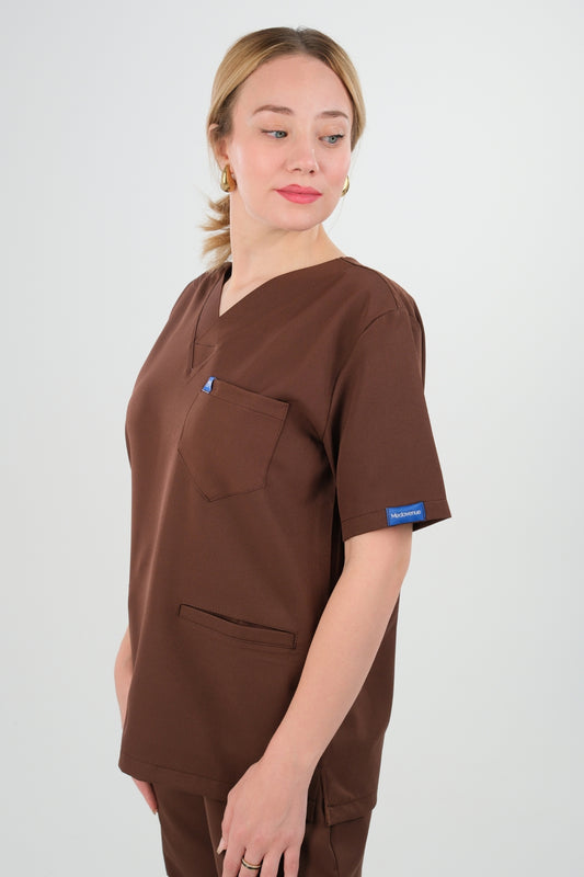 Tenue médicale pour Femme - Coffee - Collection Serena