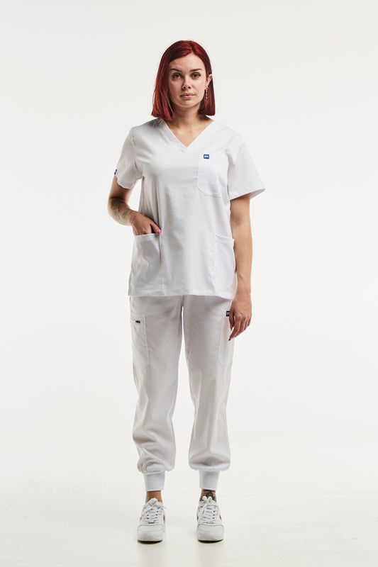 Collection Jasmine Jogger - Tenue médicale - Femme - Blanc