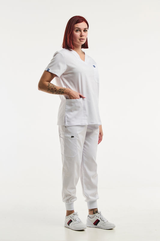 Collection Jasmine Jogger - Tenue médicale - Femme - Blanc