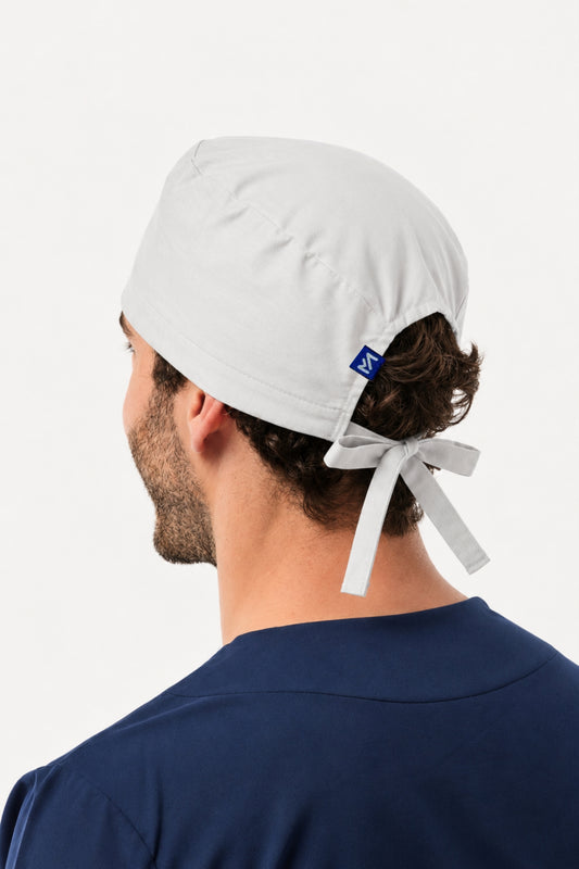 Calot médical – Blanc - Cheveux courts