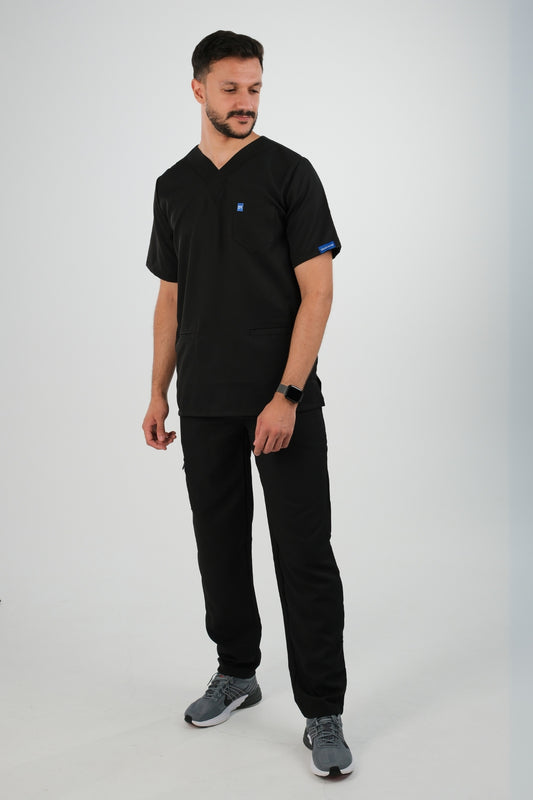 Tenue médicale pour Homme - Noir - Collection Safir