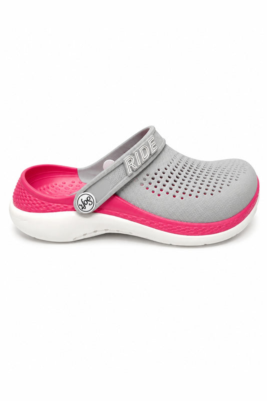 Crocs SOFT - RIDE pour Femme / Gris - Rose