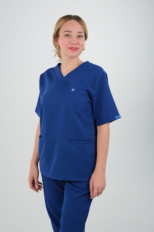 Tenue médicale pour Femme - Bleu roi - Collection Serena