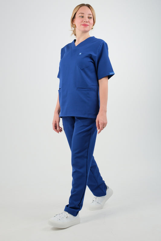 Tenue médicale pour Femme - Bleu roi - Collection Serena