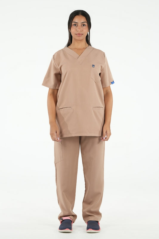 Tenue médicale pour Femme - Marron clair - Collection Serena