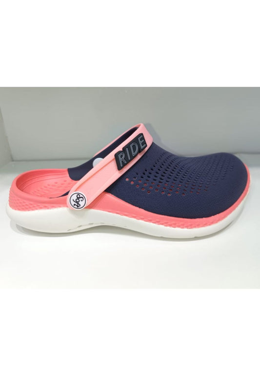 Crocs SOFT - RIDE pour Femme / Bleu nuit - Rose