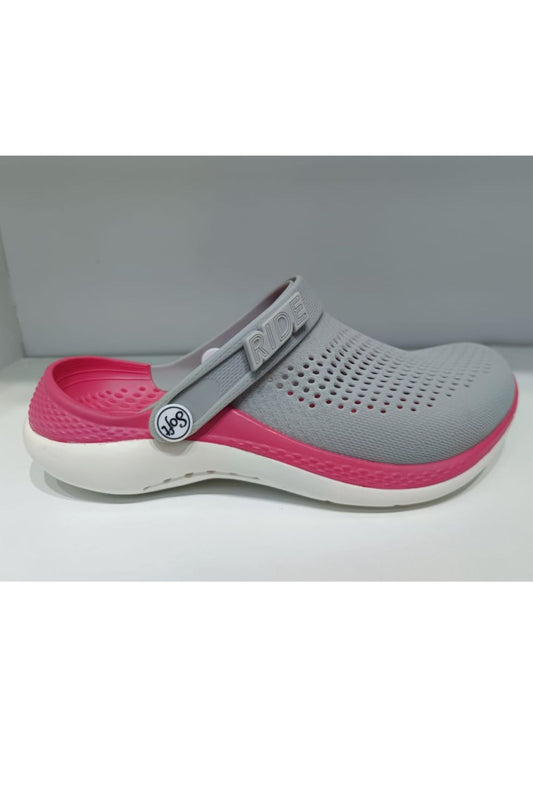 Crocs SOFT - RIDE pour Femme / Gris - Rose